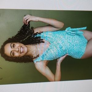 Bright Leopard One Peice swimsuit